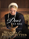 Cover image for Dear to Me